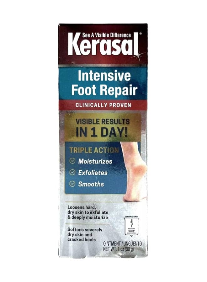 Intensive Foot Repair Ointment, 1 Oz Packaging May Vary Multicolour 30grams
