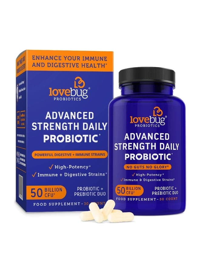 Advanced Strength Daily Probiotic, 50 Billion Cfu, 30 Count