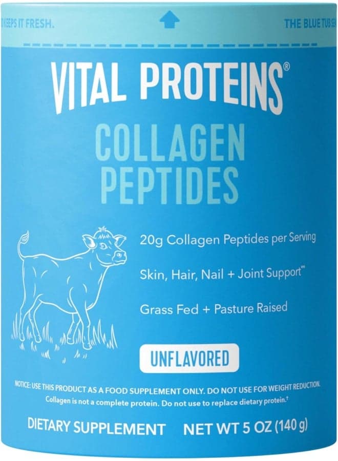 Collagen Peptides Powder,Unflavored 5oz (packaging may vary)