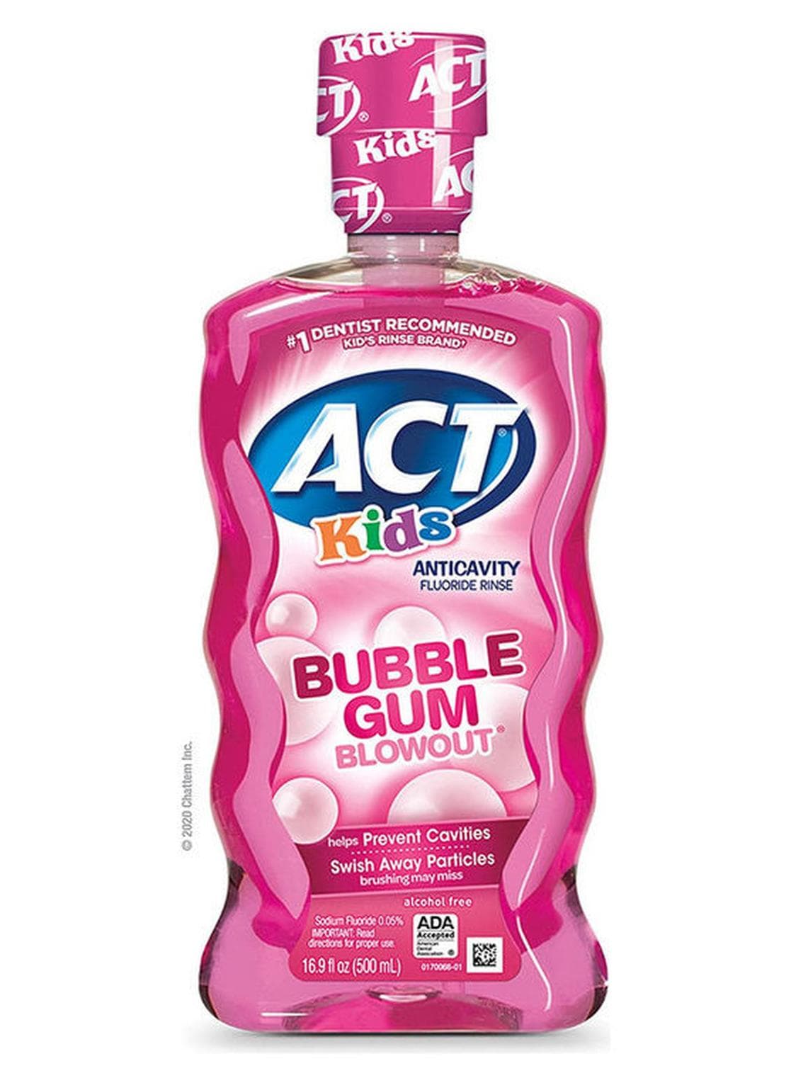 Rinse Children's Mouthwash Bubblegum Pink