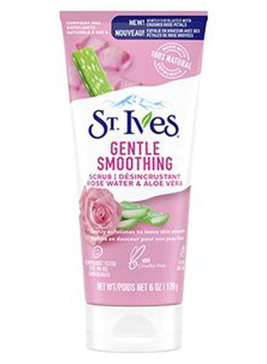 Gentle Smoothing Rose Water & Aloe Vera Scrub Multicolour 170grams
