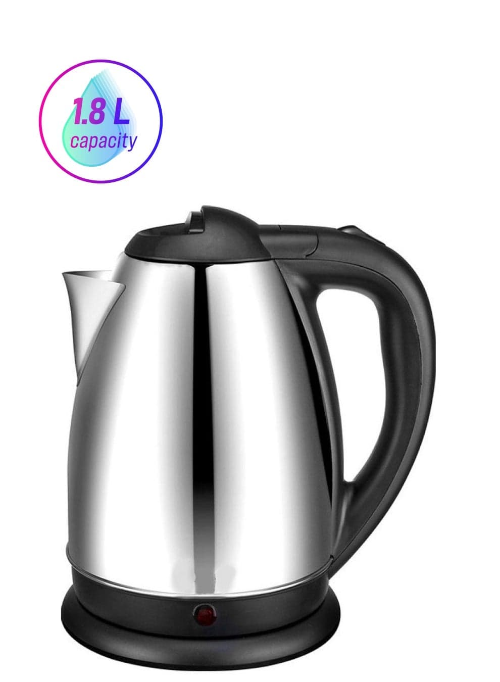 Stainless Steel Electric Kettle 1.8 L 1500 W 2018 Silver
