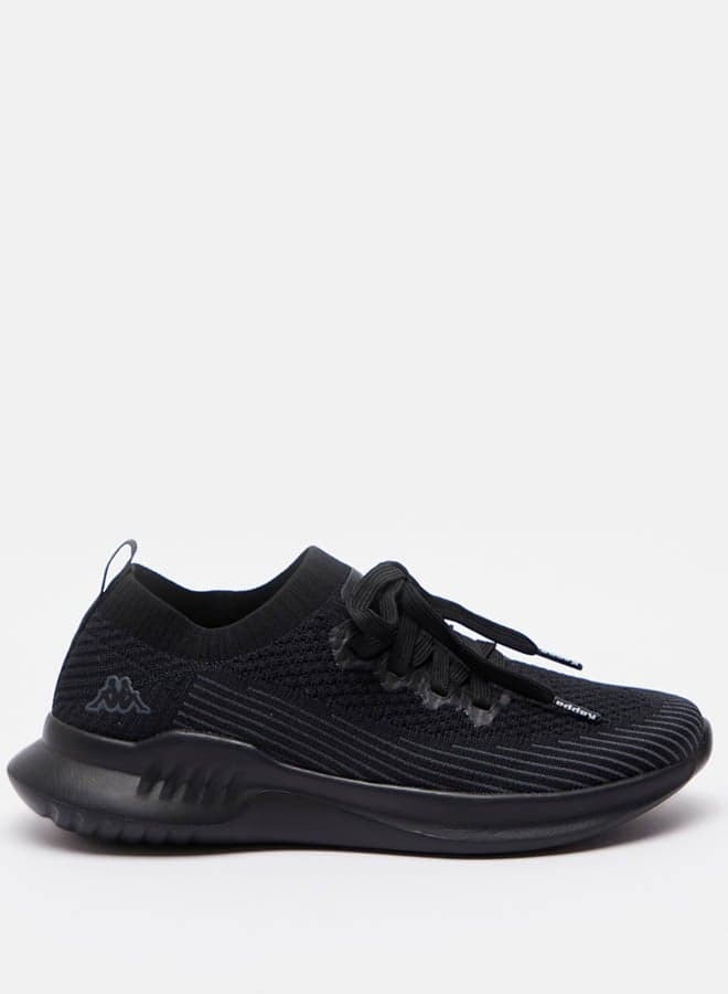 Women's Lace-Up Walking Shoes Black