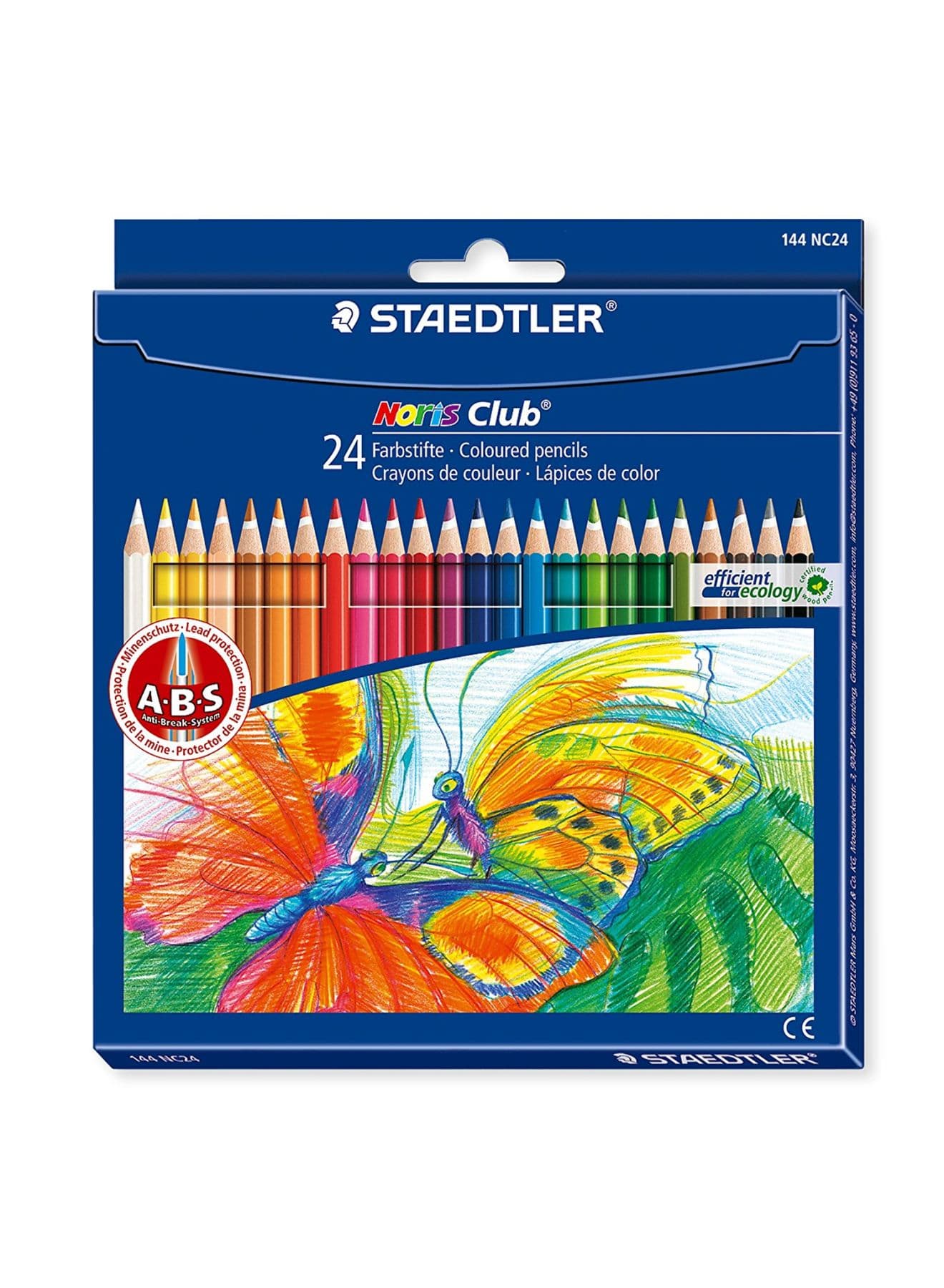 24-Piece Staedtler Noris Color Pencil Multicolour