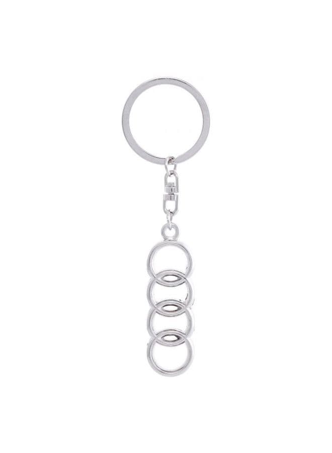 Zinc Audi Emblem Keychain