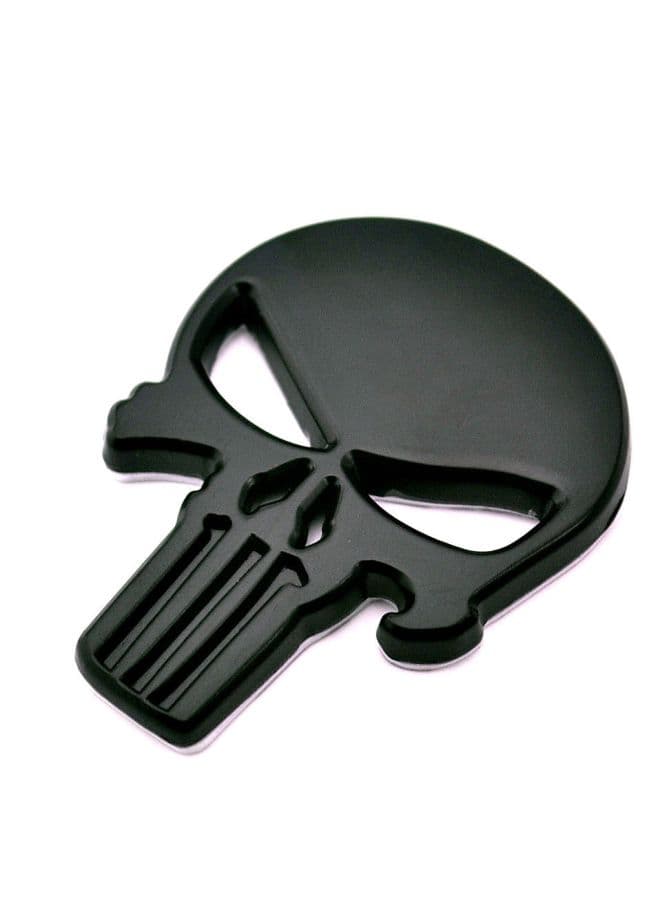 Skull Car Emblem Sticker
