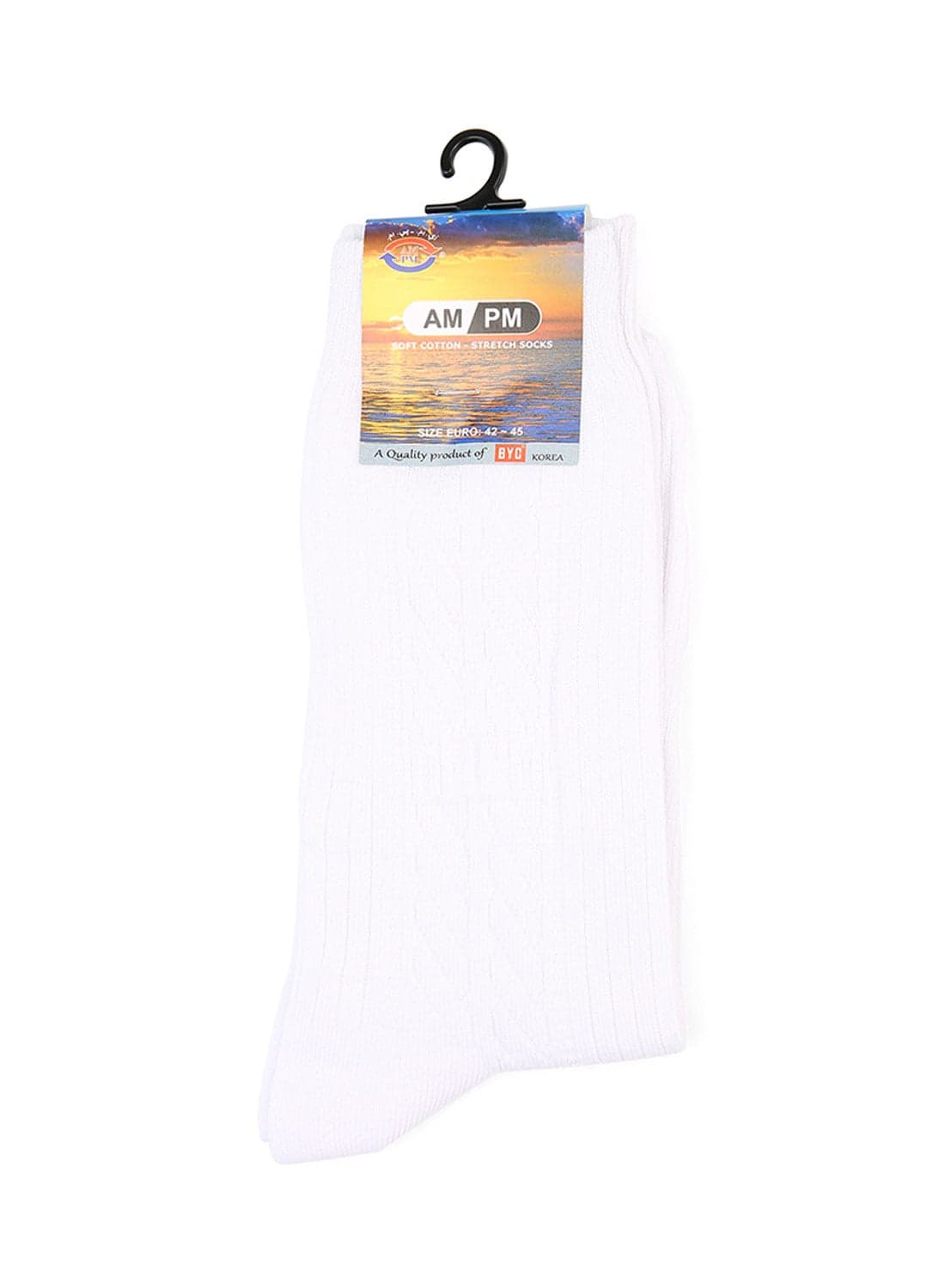 Regular Mid Length Socks White