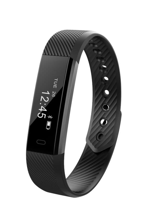 ID115 Bluetooth Fitness Tracker Black