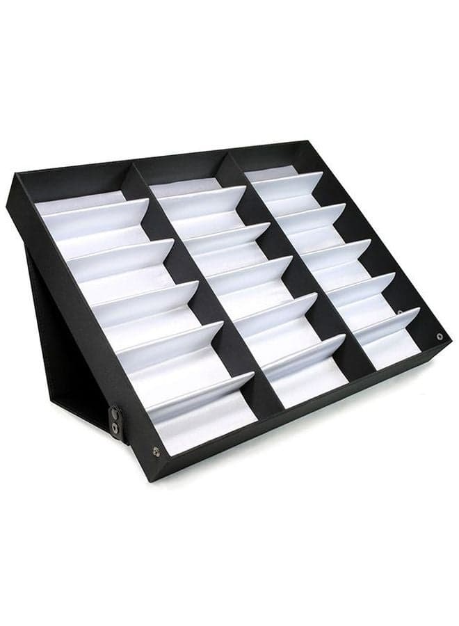 unisex 18-Slot Watch Organizer