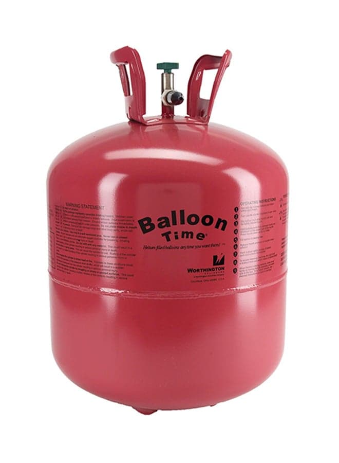 Helium Tank Kit With Baloon and Ribbon