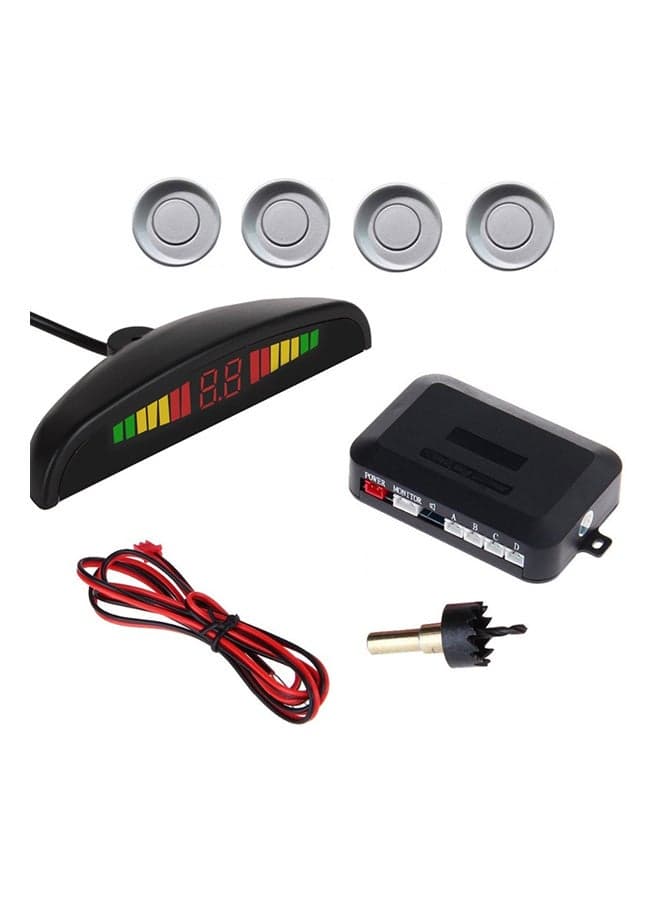 4-Piece LED Car Parking Sensors With Monitor