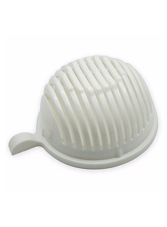 Salad Cutter Bowl White Standard