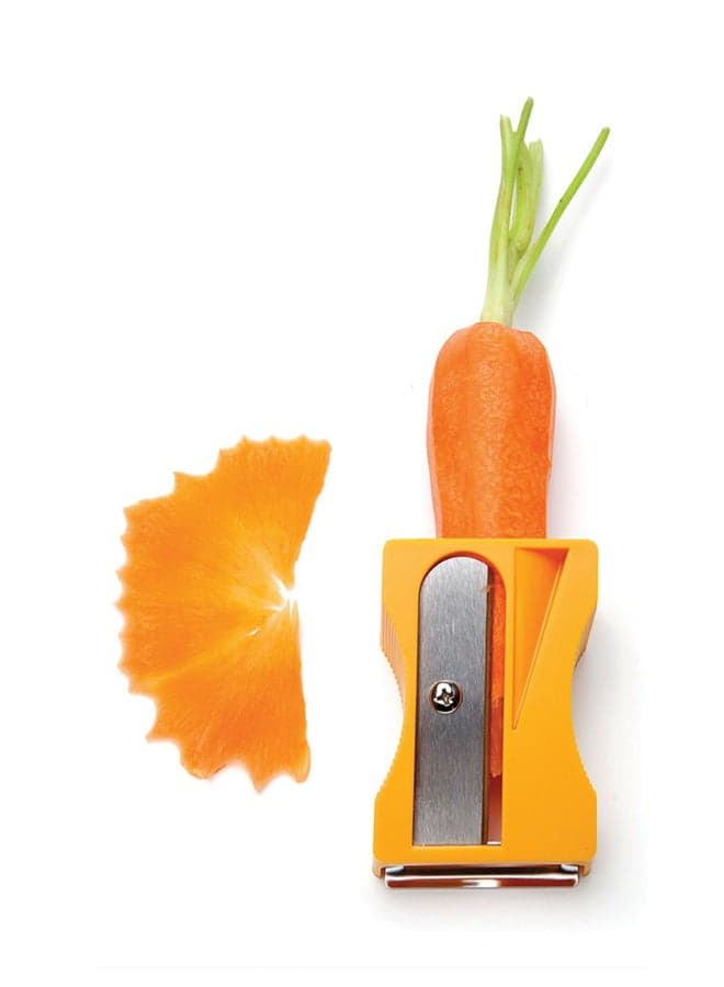 Sharpener Shaped Carrot Peeler Yellow Standard