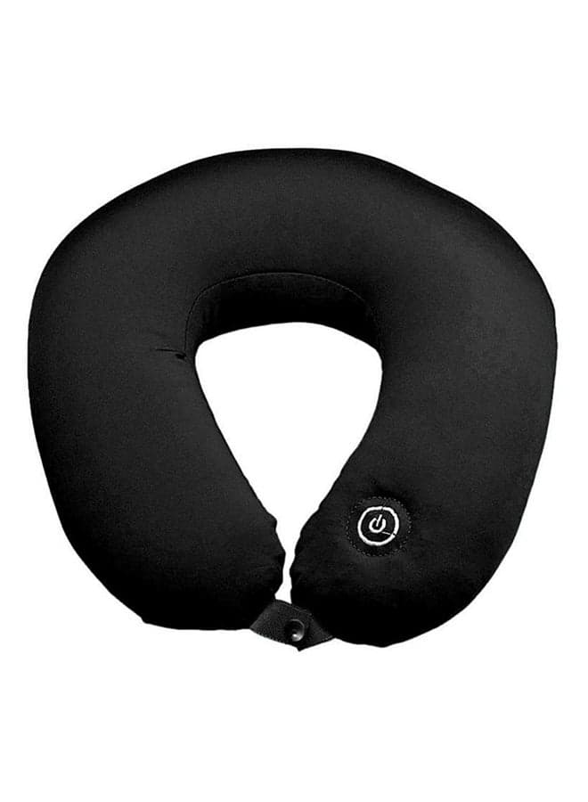 Neck Massage Pillow Polyester Black
