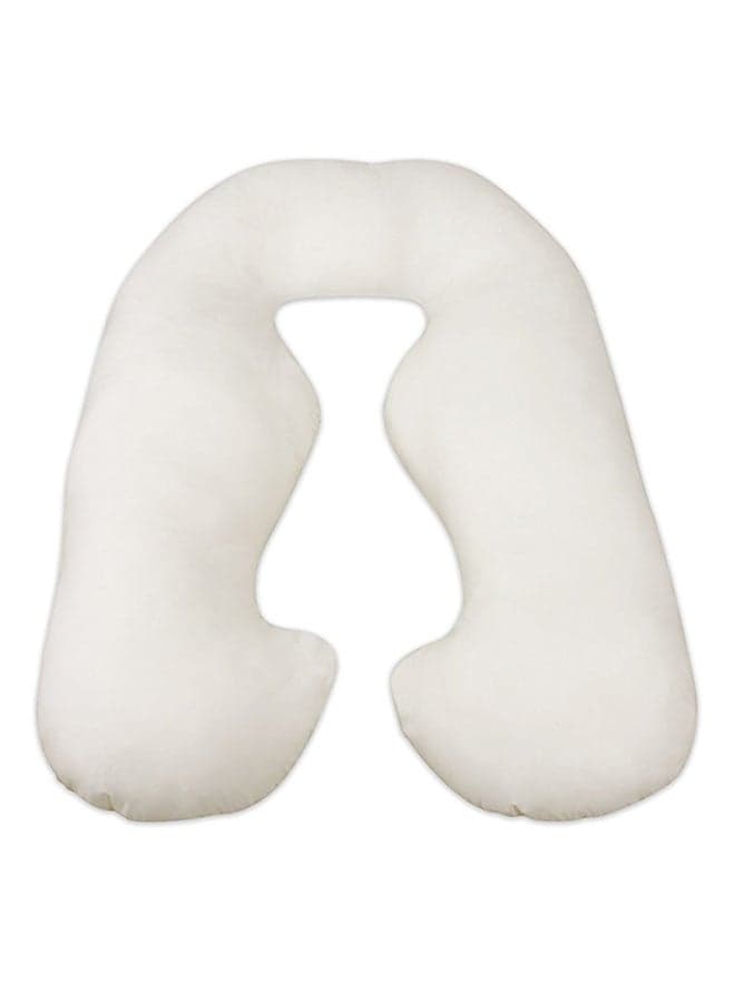 Maternity Pillow Cotton White 120x80cm