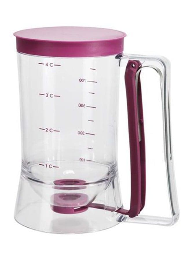 Batter Dispenser With Measuring Label Clear standard