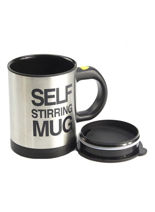 Self Stirring Mug Black/Silver