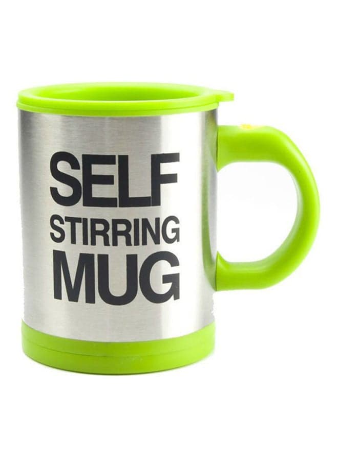 Self Stirring Mug Green/Silver standard