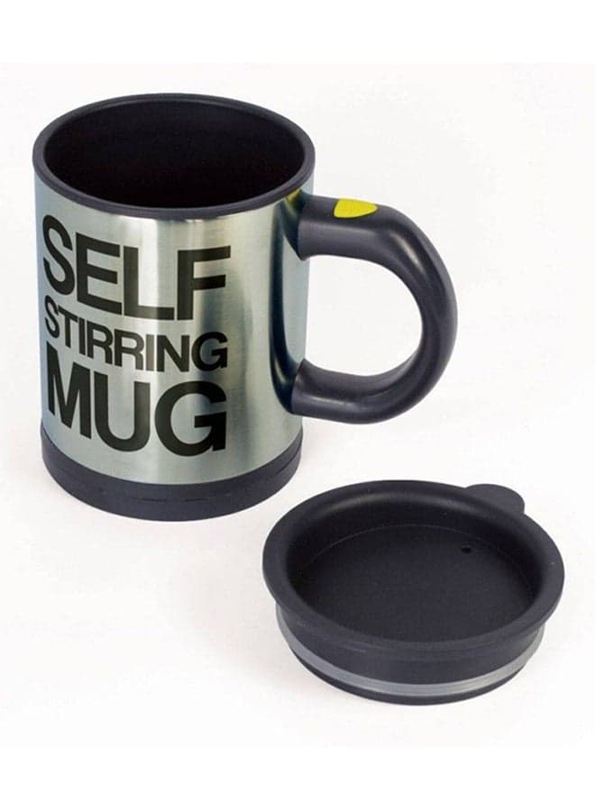 Self Stirring Mug Black/Silver