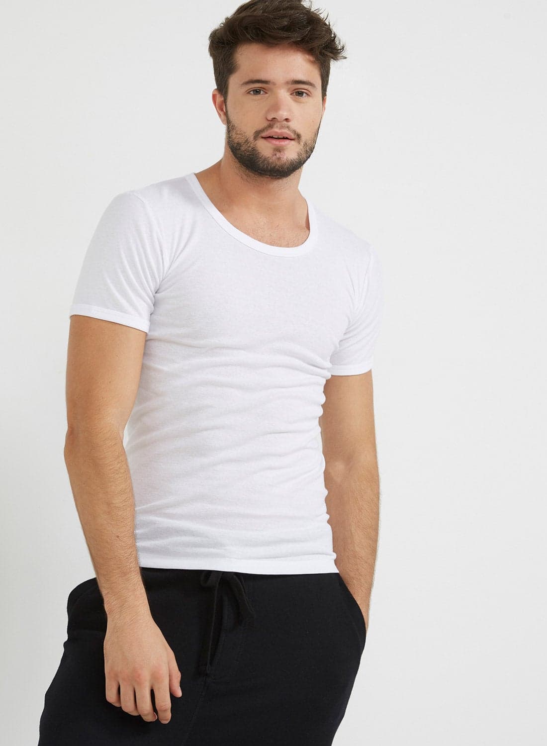 Round Neck Inner T-Shirt White