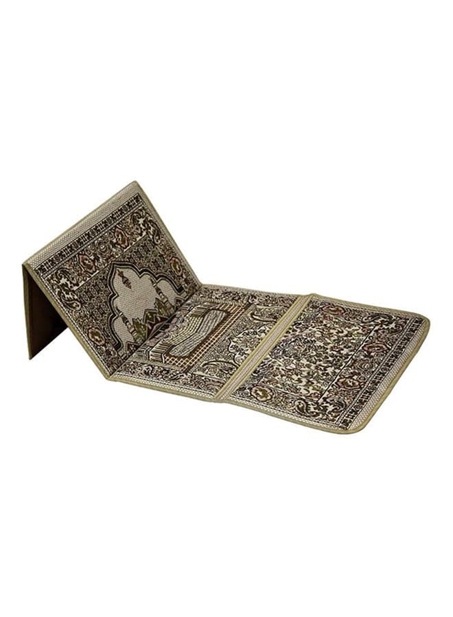 2-In-1 Medical Prayer Mat And Backrest Polypropylene Brown 70x120cm