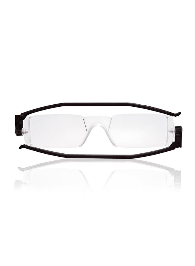 Rectangular Frame Reading Glasses Black +1.00