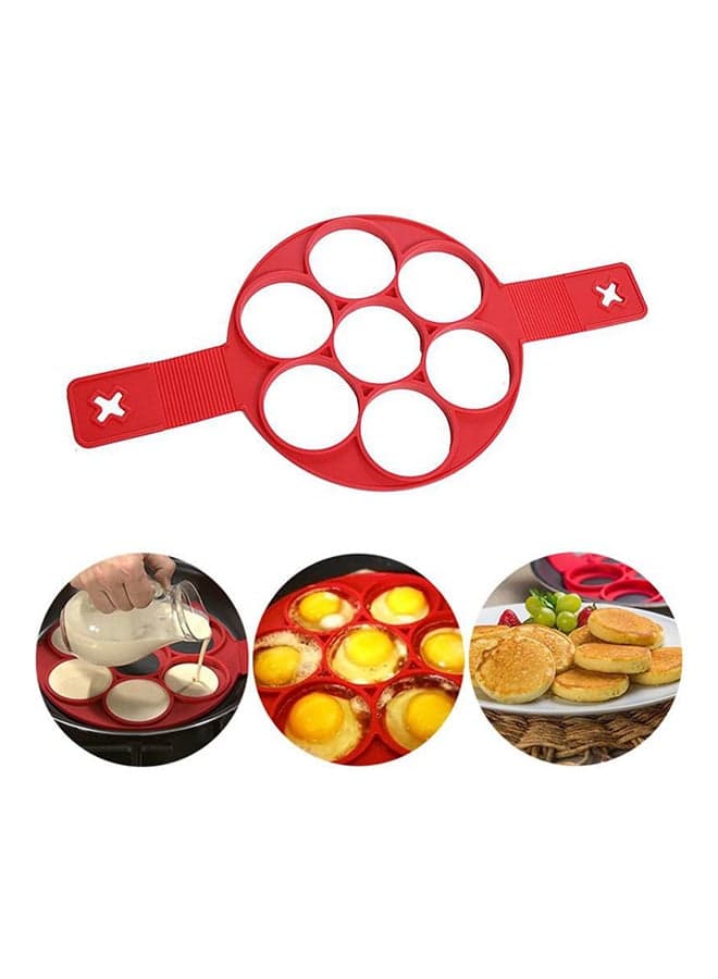 Multi Purpose Perfect Non-Stick Mould Red 10x4x3inch