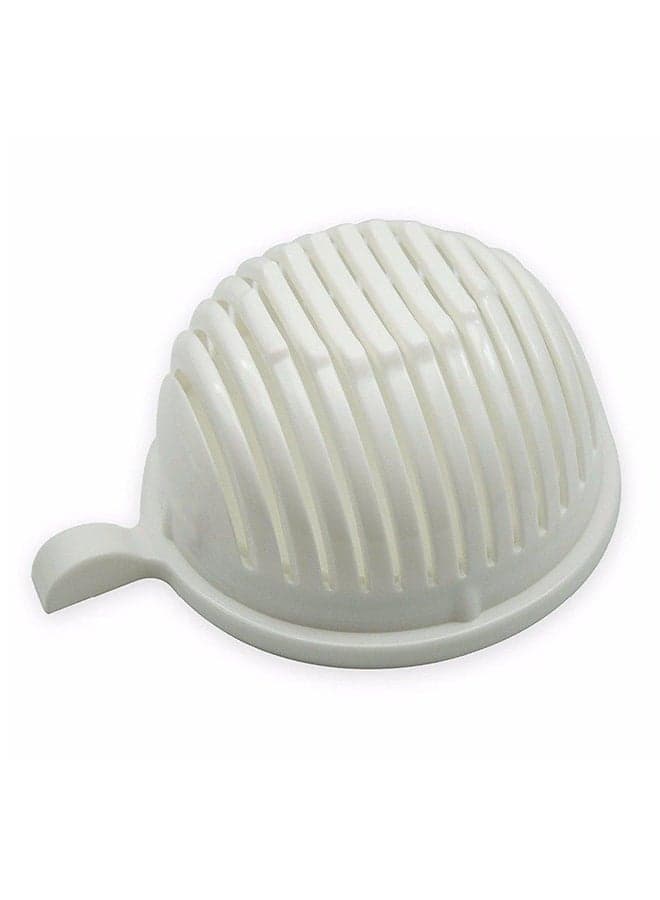 Salad Maker Cutter Bowl White 22x18x15cm