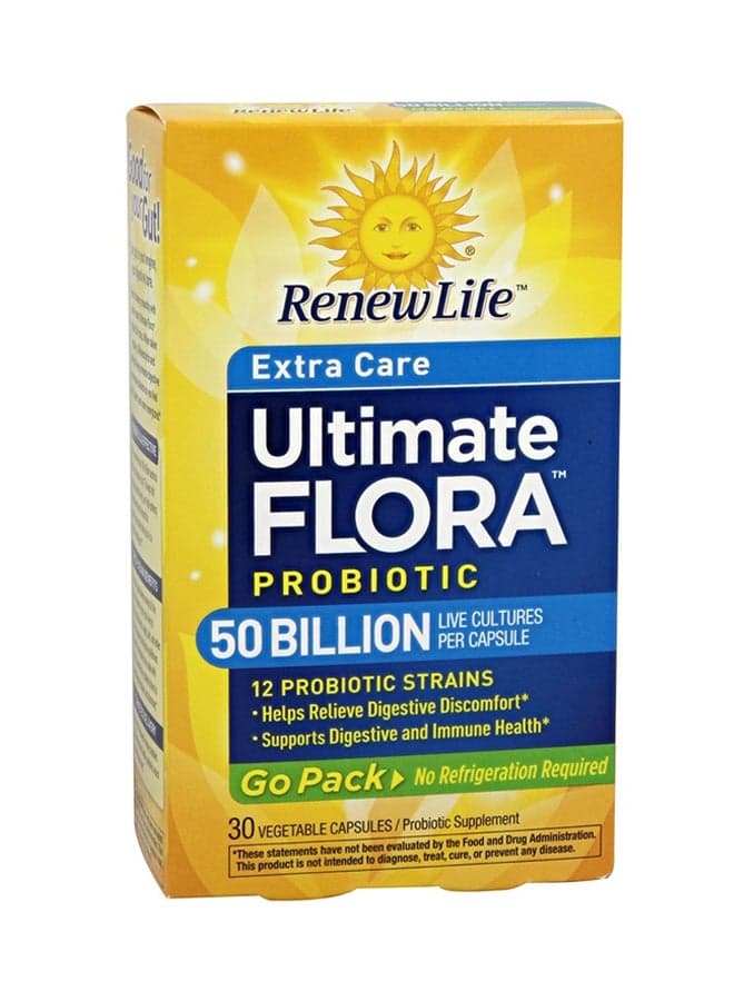 Pack Of 30 Capsules Ultimate Flora 50 Billion