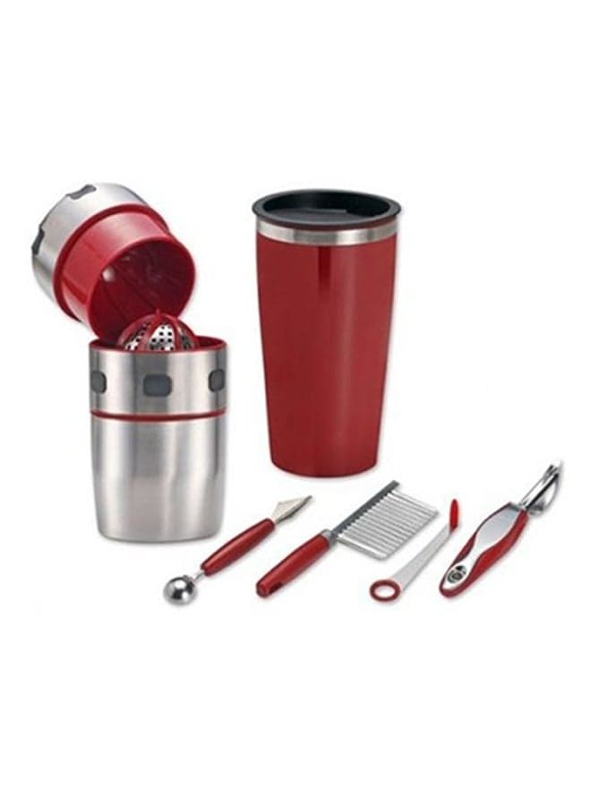 Pro V Juicer 500ml 2.7243E+12 Silver/Red
