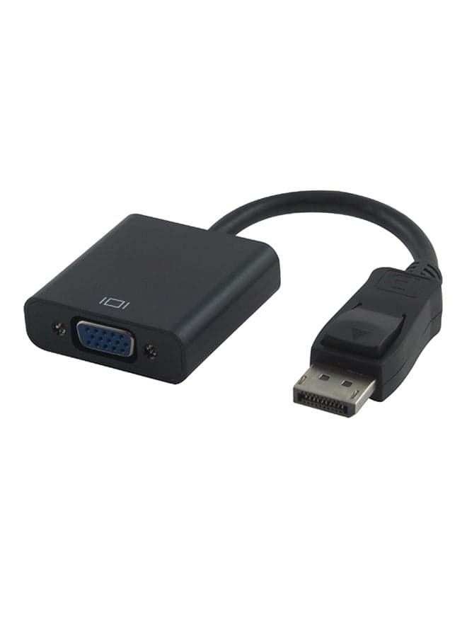 Universal Display Port To VGA Converter Black