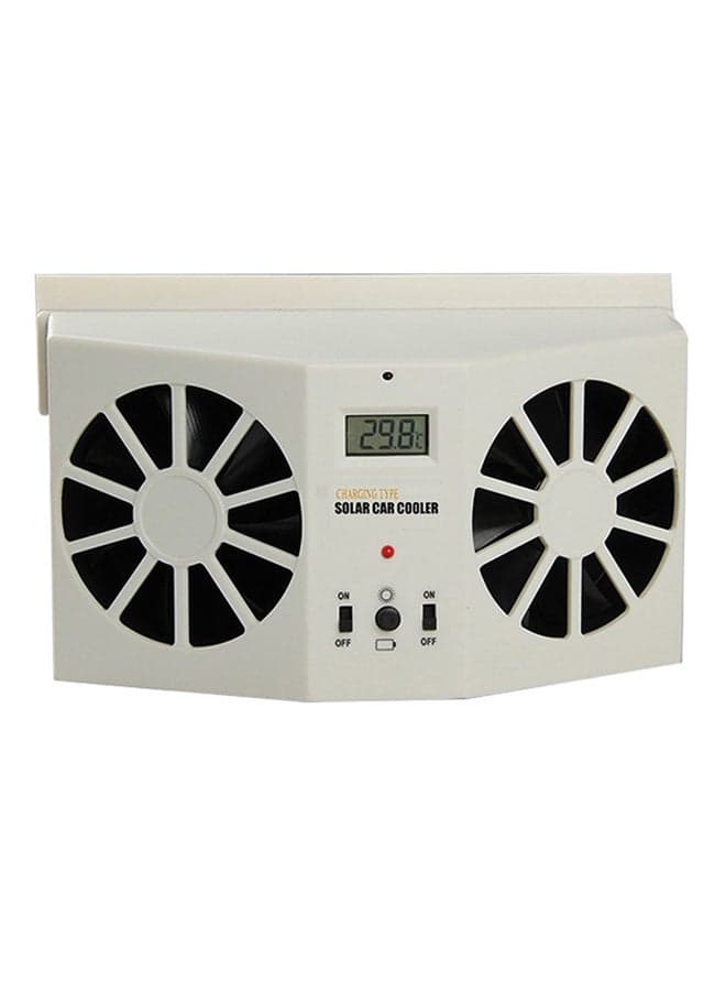 Car Window Dual Solar Fan