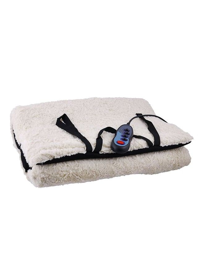 Reversible Faux Sheepskin Massaager With 9 Massagers