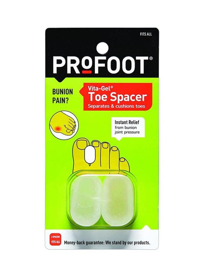 2-Piece Vita-Gel Toe Spacers