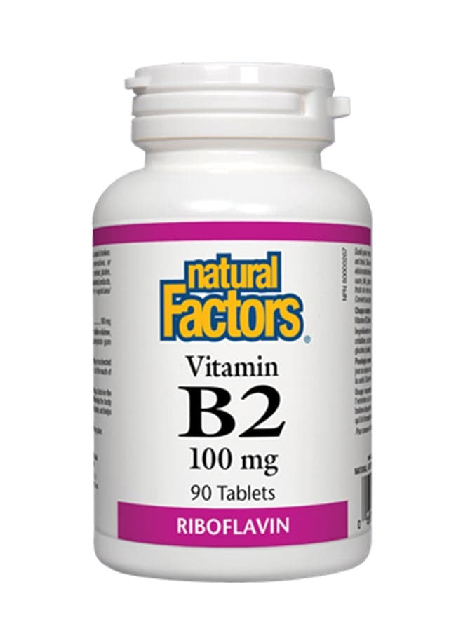 B2 Riboflavin 90 Tablets