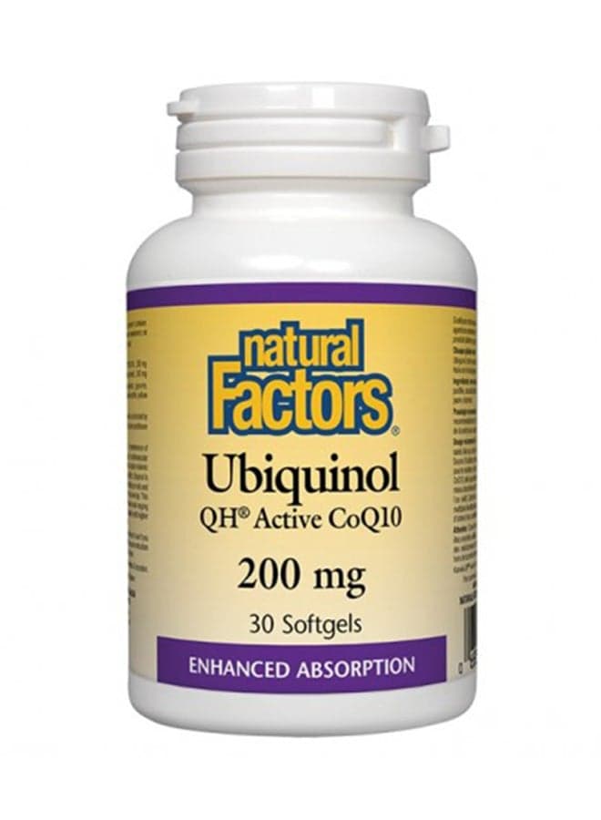 Ubiquinol Active CoQ10 30 Softgels