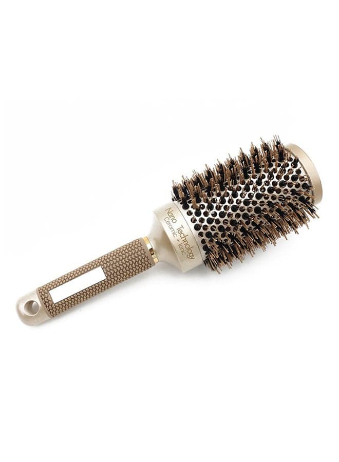 Round Bristle Hairdressing Brush Gold 53mmmm