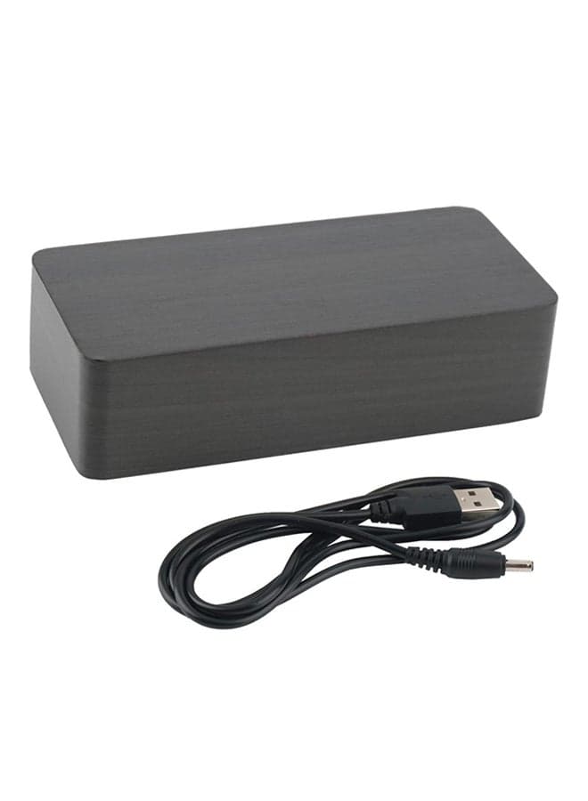 LED Digital Alarm Clock With Calendar Thermometer Grey