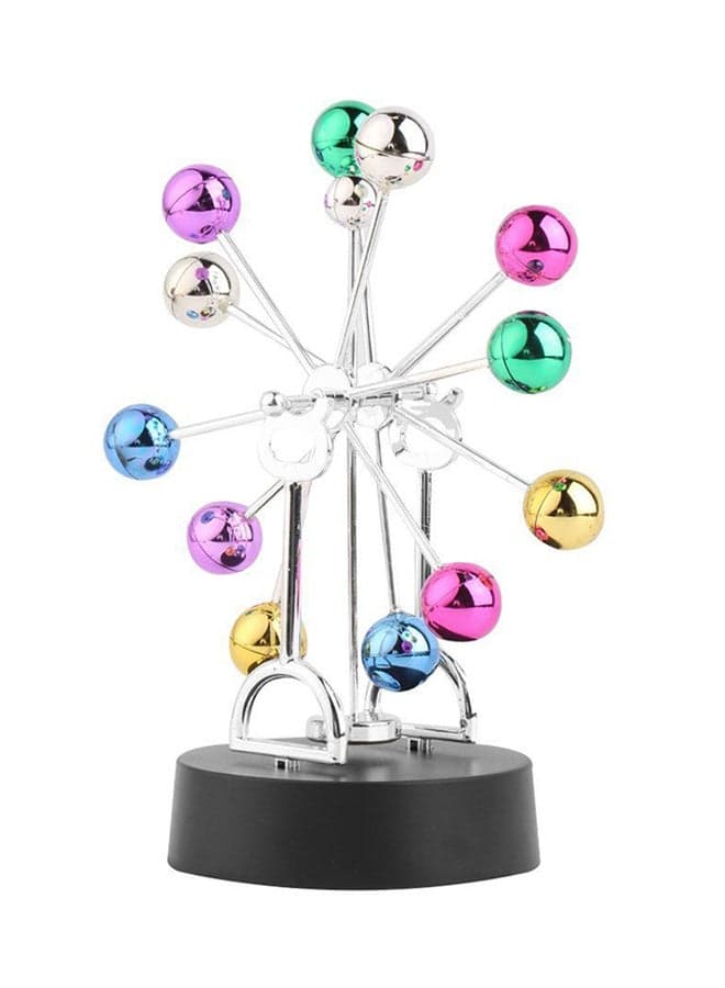 Colourful Balls Perpetual Motion Revolving Ferris Wheel Desk Decor Multicolour
