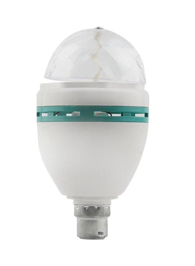 LED Rotating Lamp White/Clear
