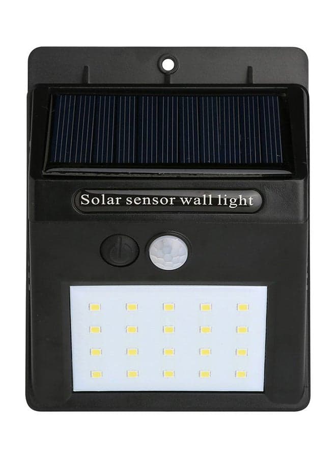 Waterproof Motion Sensing LED Wall Light Black