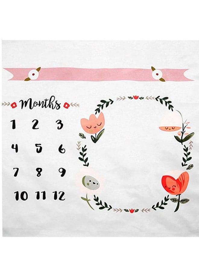 Month Printed Bath Towel
