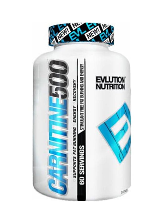 120 Capsules Carnitine 500