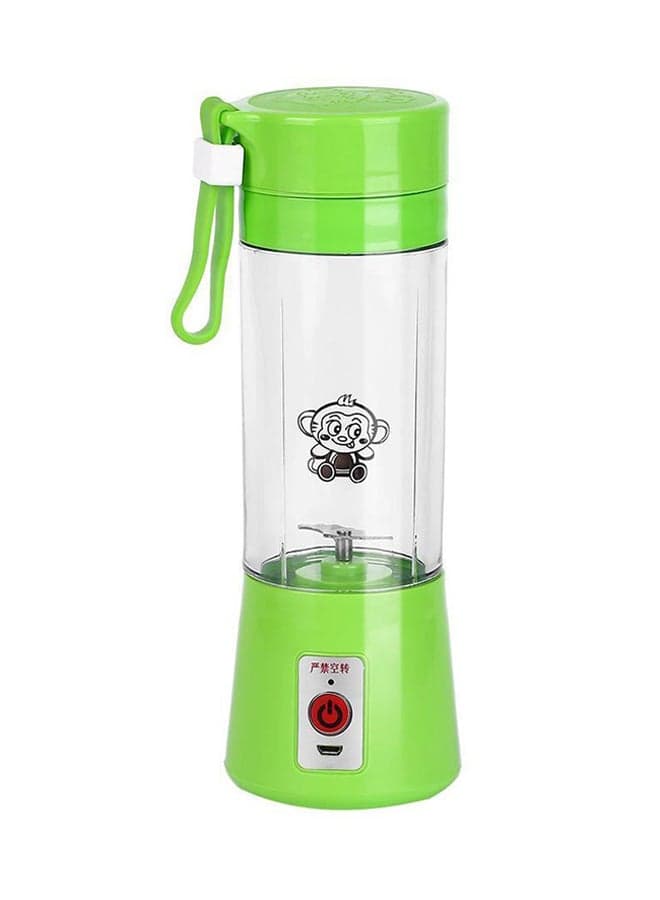 Portable Plastic Fruit Juicer 380 ml ZN-090 Green