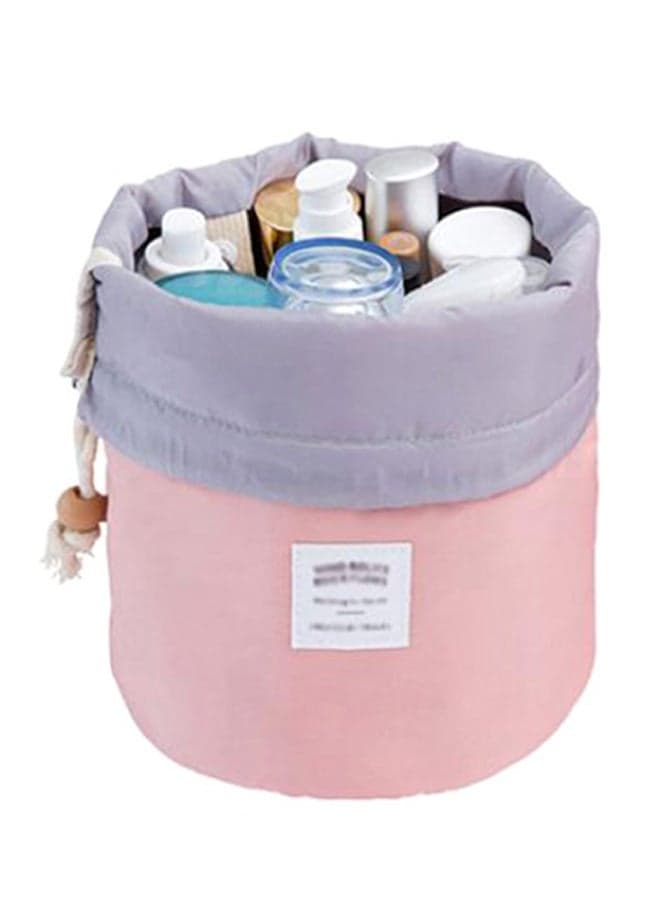 Drawstring Storage Wash Bag Pink