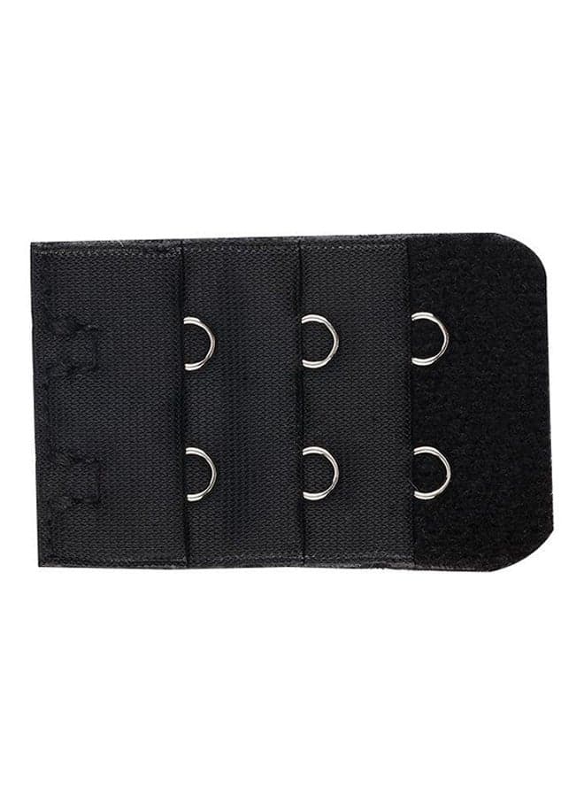 Strap Lengthened Bra Buckle Set Black