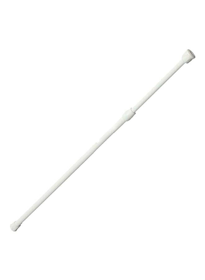 Extendable Window Shower Hanging Curtain Rod White 60-110cm