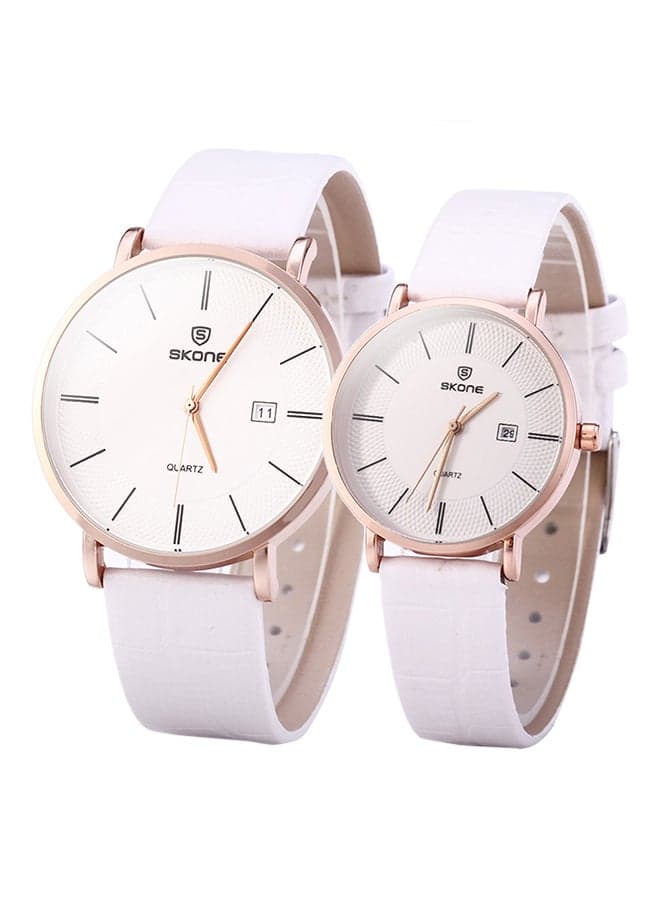 unisex Analog Couple Watch 9307