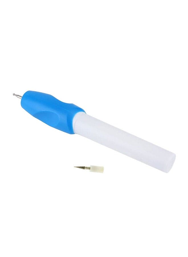 Electric Engraving Pen Blue/White 17.5cm