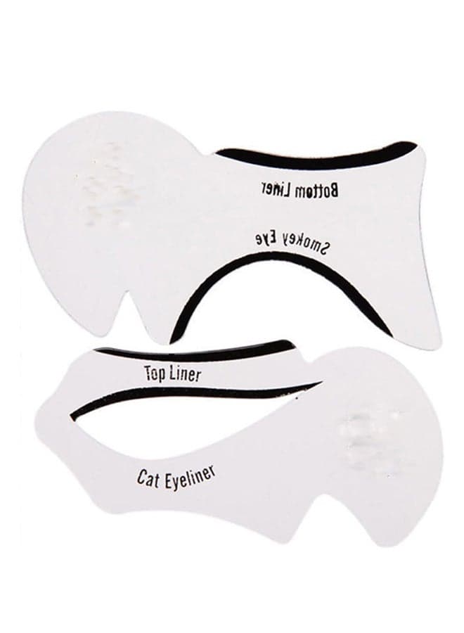 Cat Eyeliner Stencils Black
